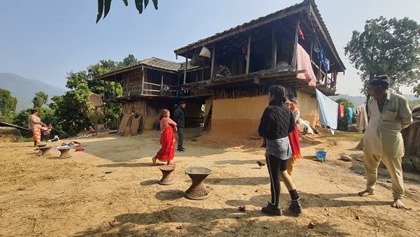 traditioneel huis Nepal